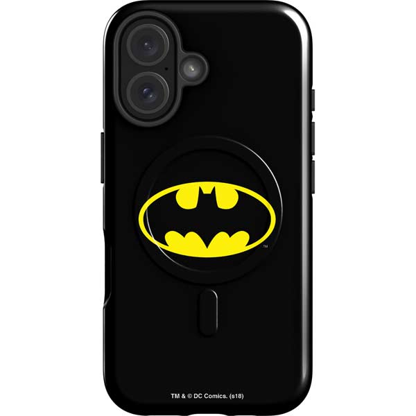 DC Comics Batman Movie 1989 Logo iPhone 16 Magsafe Impact Case