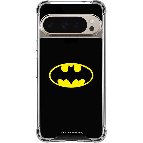 DC Comics Batman Movie 1989 Logo Pixel 9 Pro XL Clear Case