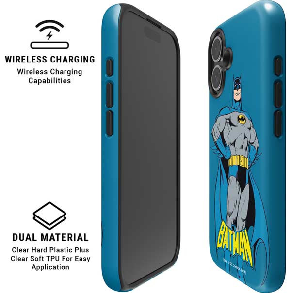 DC Comics Batman Portrait iPhone 16 Plus Magsafe Impact Case