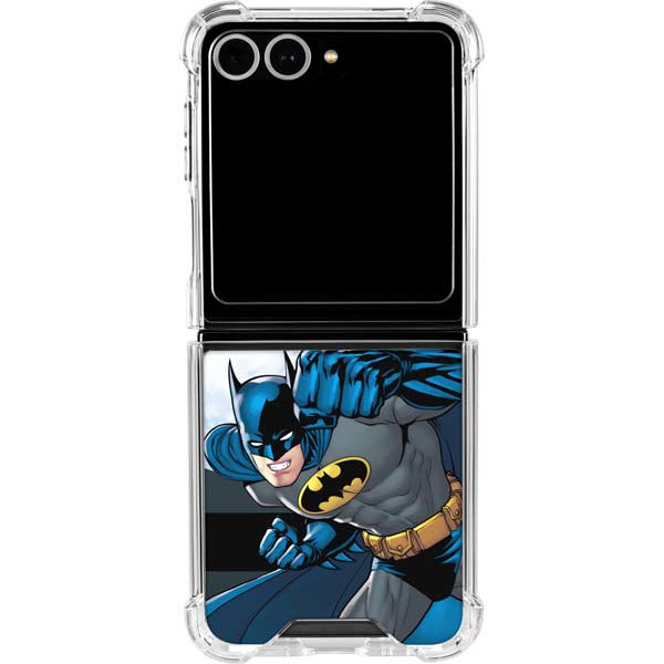 DC Comics Batman Ready for Action Galaxy Z Flip7 Clear Case