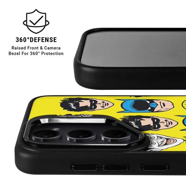 DC Comics Batman Vintage Character Pattern - Joker and Robin Galaxy S26 Plus Kickstand Case