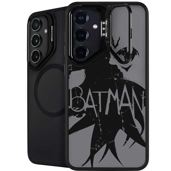 DC Comics Batman Silhouette Art Galaxy S26 Plus Kickstand Case