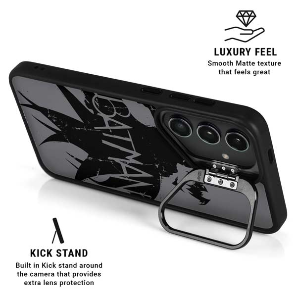 DC Comics Batman Silhouette Art Galaxy S26 Plus Kickstand Case