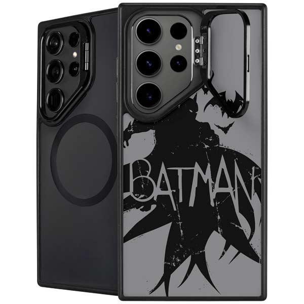 DC Comics Batman Silhouette Art Galaxy S26 Ultra Kickstand Case
