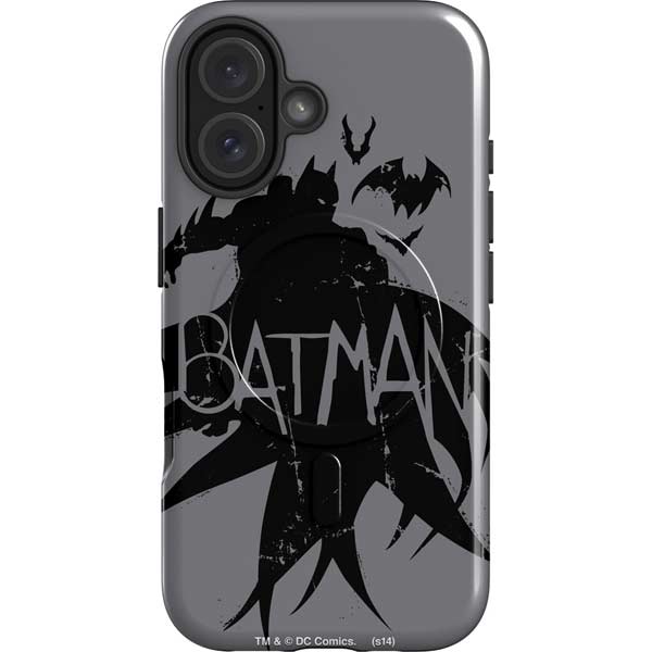 DC Comics Batman Silhouette Art iPhone 16 Plus Magsafe Impact Case