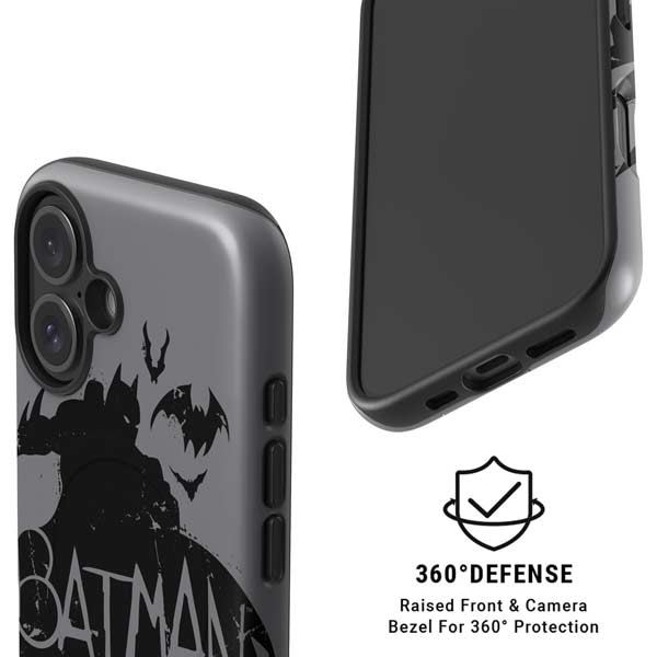 DC Comics Batman Silhouette Art iPhone 16 Plus Magsafe Impact Case