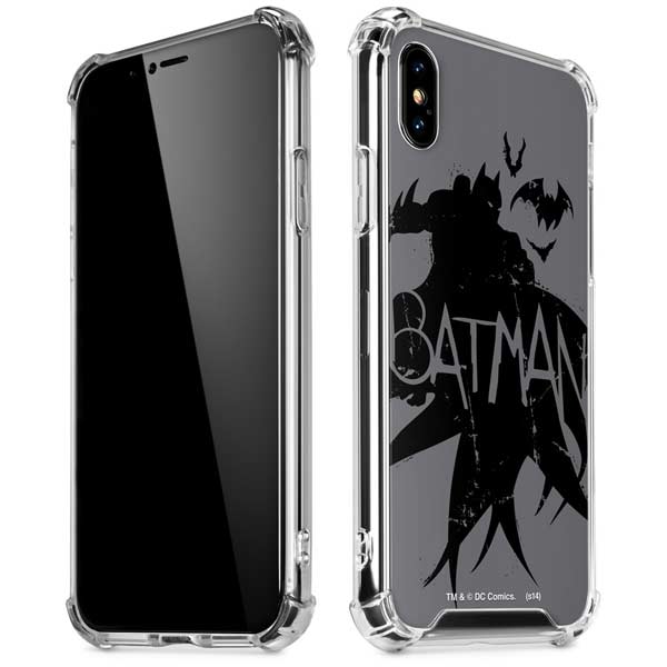 DC Comics Batman Silhouette Art iPhone X/XS Clear Case