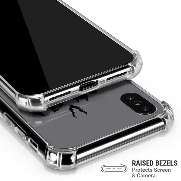 DC Comics Batman Silhouette Art iPhone X/XS Clear Case