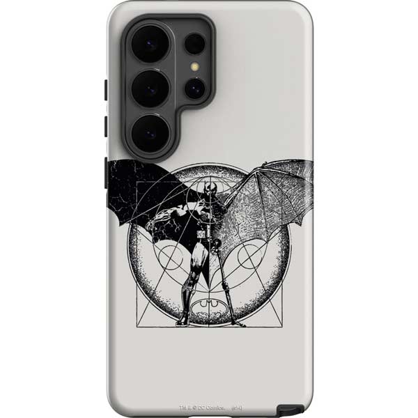 DC Comics Batman Skeleton diagram Art Galaxy S26 Ultra Impact Case