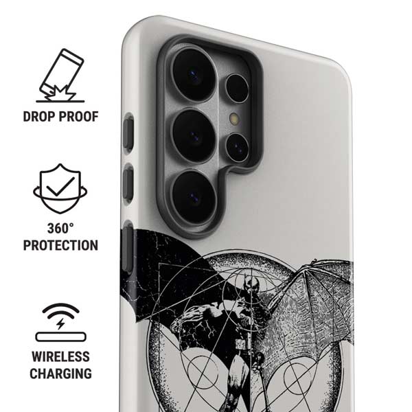 DC Comics Batman Skeleton diagram Art Galaxy S26 Ultra Impact Case