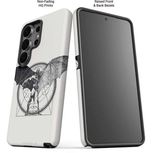 DC Comics Batman Skeleton diagram Art Galaxy S26 Ultra Impact Case