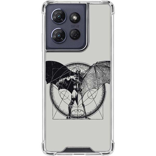 DC Comics Batman Skeleton diagram Art Moto G Power 5G (2025) Clear Case