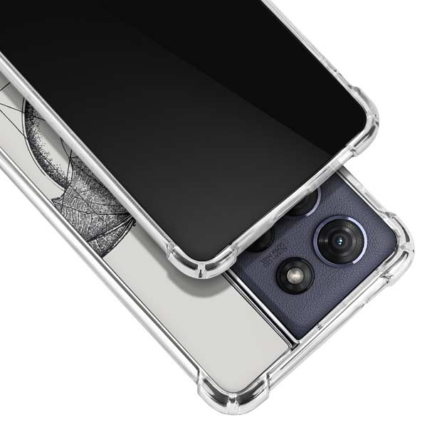 DC Comics Batman Skeleton diagram Art Moto G Power 5G (2025) Clear Case