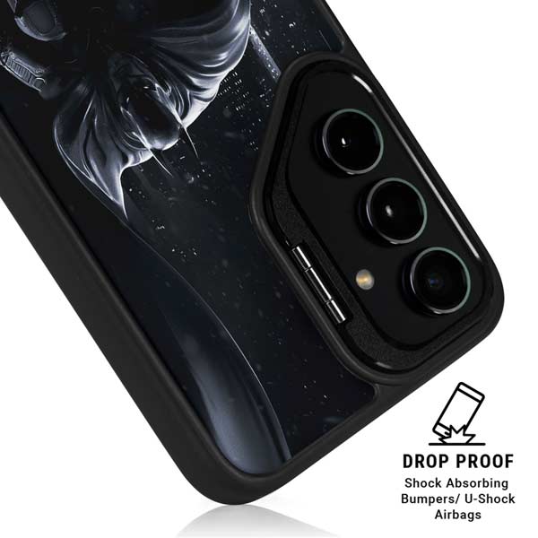 DC Comics Arkham Origins Batman In action pose Galaxy S26 Ultra Kickstand Case