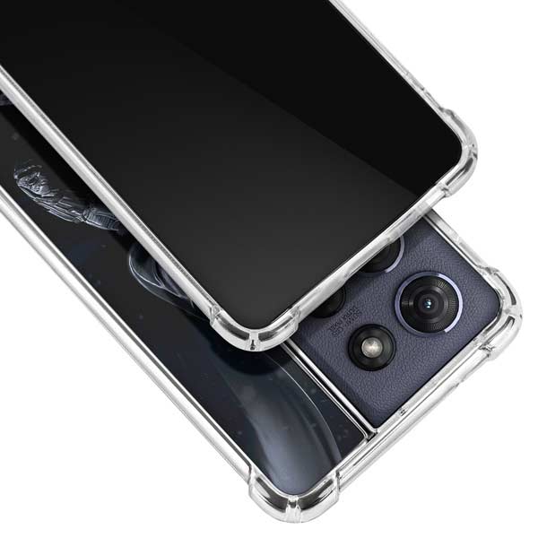 DC Comics Arkham Origins Batman In action pose Moto G Play 5G (2025) Clear Case