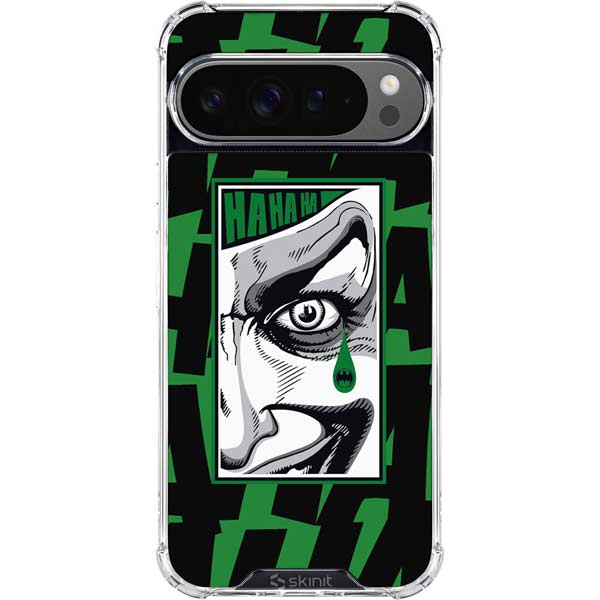 DC Comics The Joker Teardrop Card Google Pixel 10 Pro XL Clear Case