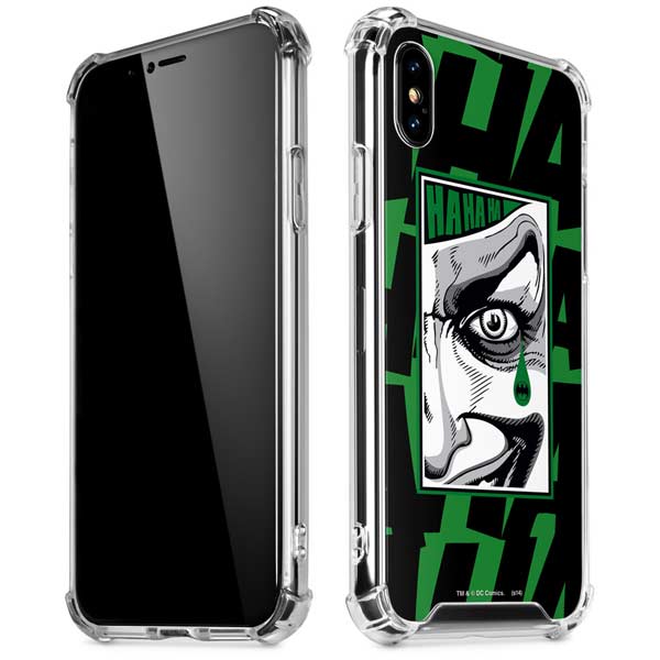 DC Comics The Joker Teardrop Card iPhone X/XS Clear Case