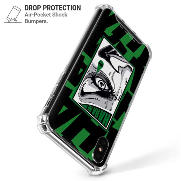 DC Comics The Joker Teardrop Card iPhone X/XS Clear Case