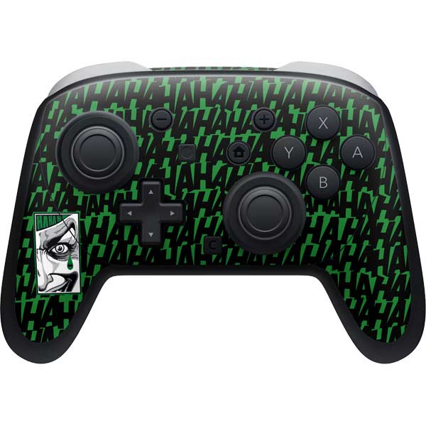 DC Comics The Joker Teardrop Card Nintendo Switch 2 (2025) Pro Controller Skin