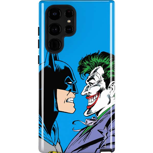 DC Comics The Joker vs Batman Vintage art Galaxy Cases