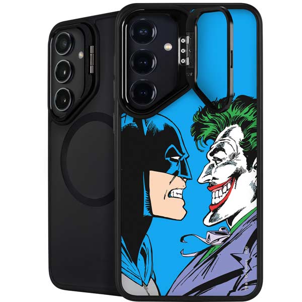 DC Comics The Joker vs Batman Vintage art Galaxy S26 Plus Kickstand Case