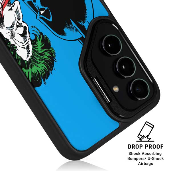 DC Comics The Joker vs Batman Vintage art Galaxy S26 Ultra Kickstand Case