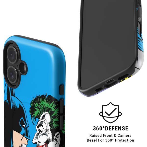 DC Comics The Joker vs Batman Vintage art iPhone 16 Magsafe Impact Case