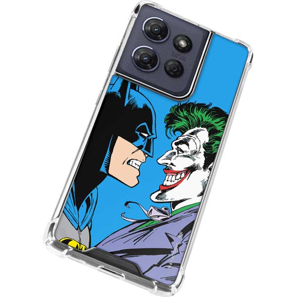 DC Comics The Joker vs Batman Vintage art Moto G Play 5G (2025) Clear Case