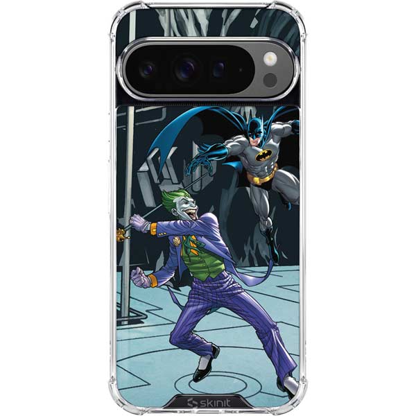DC Comics The Joker vs Batman Art Google Pixel 10 Pro XL Clear Case