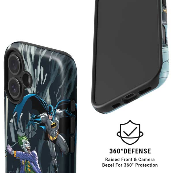 DC Comics The Joker vs Batman Art iPhone 16 Magsafe Impact Case