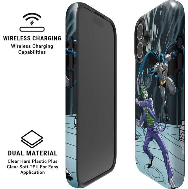 DC Comics The Joker vs Batman Art iPhone 16 Magsafe Impact Case