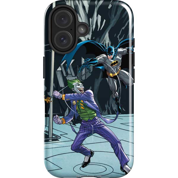 DC Comics The Joker vs Batman Art iPhone 16 Plus Magsafe Impact Case