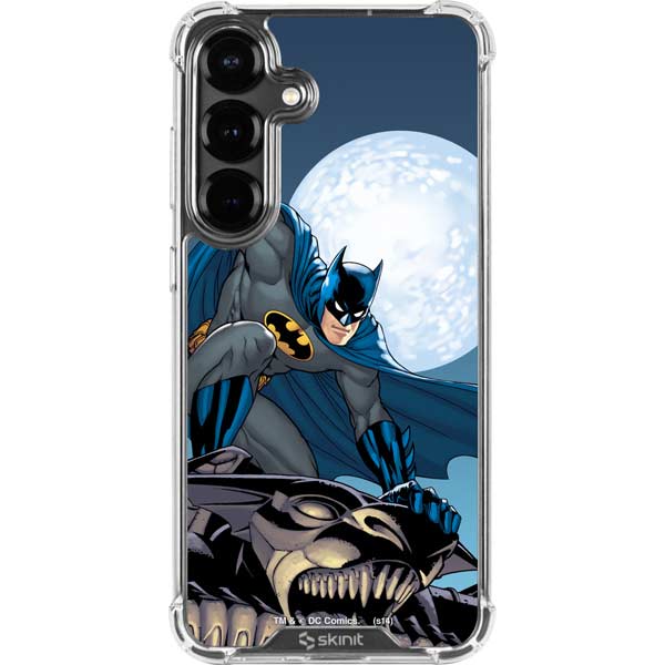 DC Comics Batman Watches Over the City Galaxy S26 Plus Clear Case