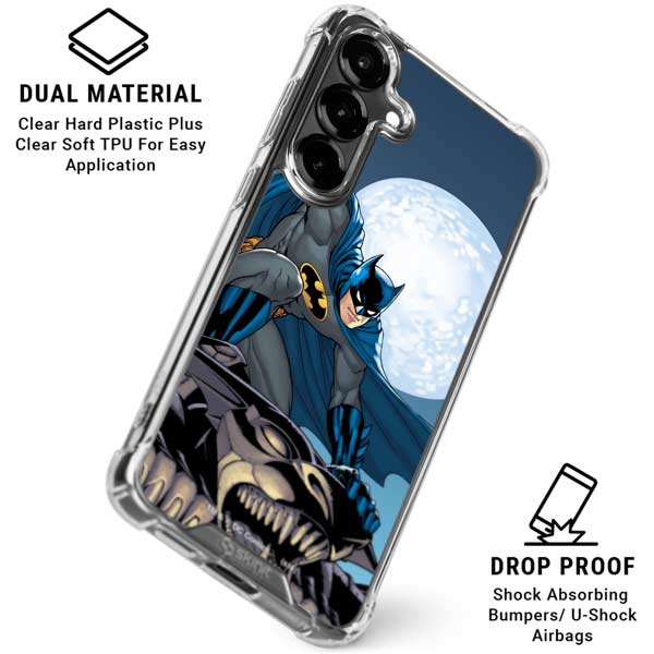 DC Comics Batman Watches Over the City Galaxy S26 Plus Clear Case