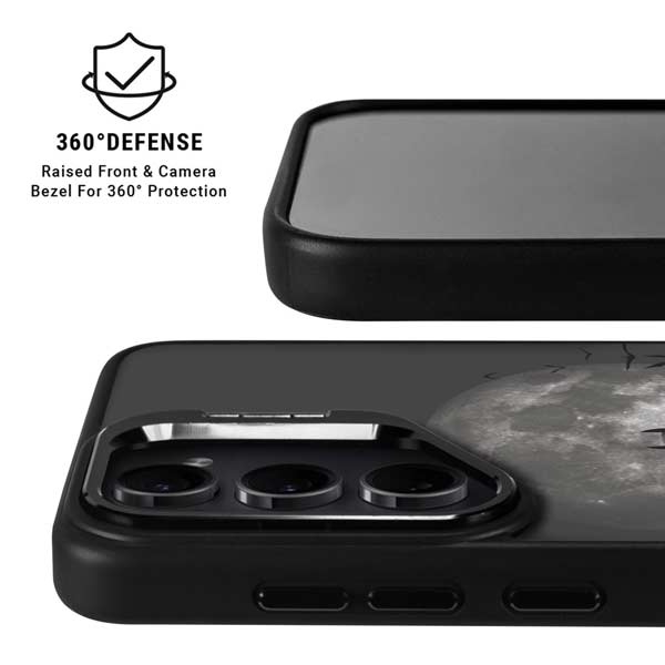 DC Comics Batman On City with Moon Art Galaxy S26 Ultra Kickstand Case