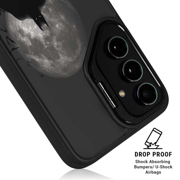 DC Comics Batman On City with Moon Art Galaxy S26 Ultra Kickstand Case