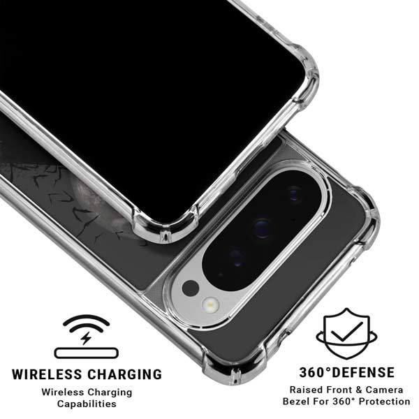 DC Comics Batman On City with Moon Art Google Pixel 10 Pro XL Clear Case