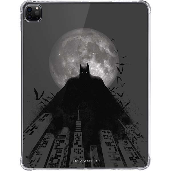 DC Comics Batman On City with Moon Art iPad Pro 11in (2024) Clear Case