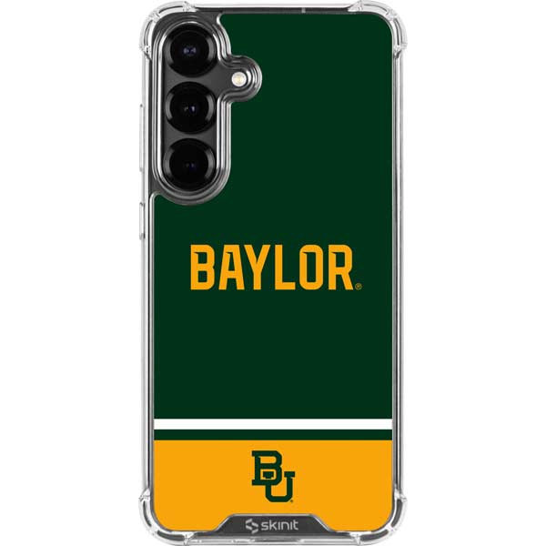 Baylor University BU Split Galaxy S26 Clear Case