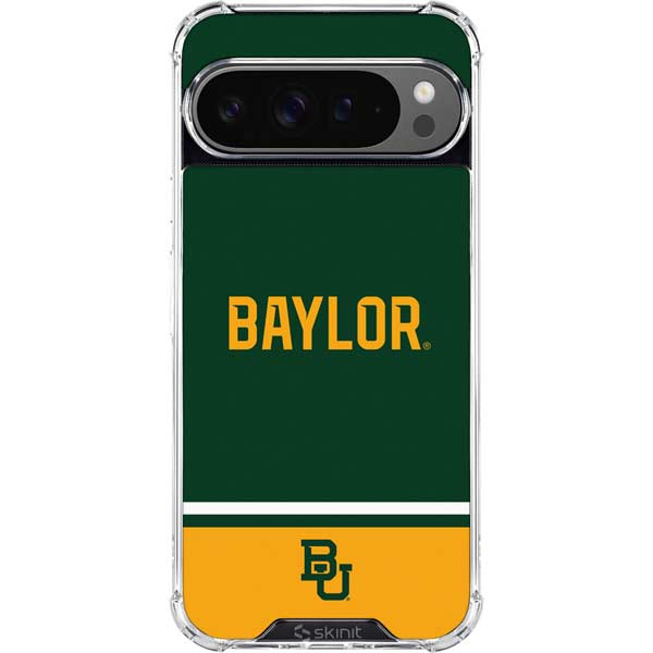 Baylor University BU Split Google Pixel 10 Pro XL Clear Case