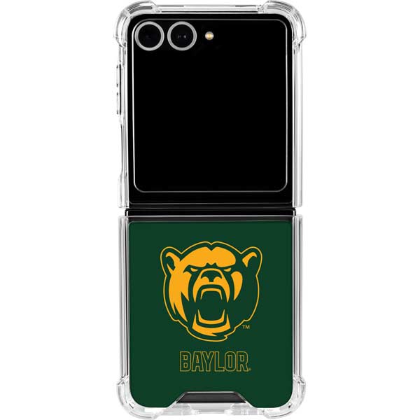 Baylor University Mascot Galaxy Z Flip7 Clear Case