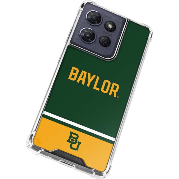 Baylor University BU Split Moto G Play 5G (2025) Clear Case