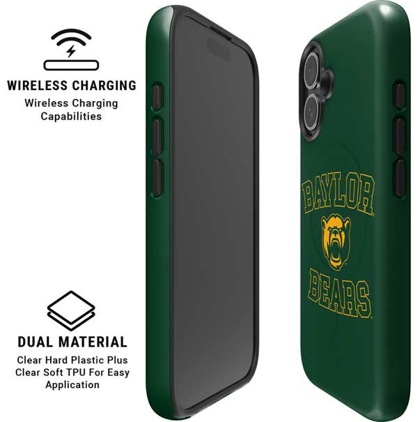 Baylor University Bears Mascot iPhone 16 Magsafe Impact Case