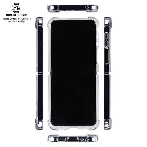 Cowboy Bebop Bebop Crew Galaxy Z Flip7 Clear Case