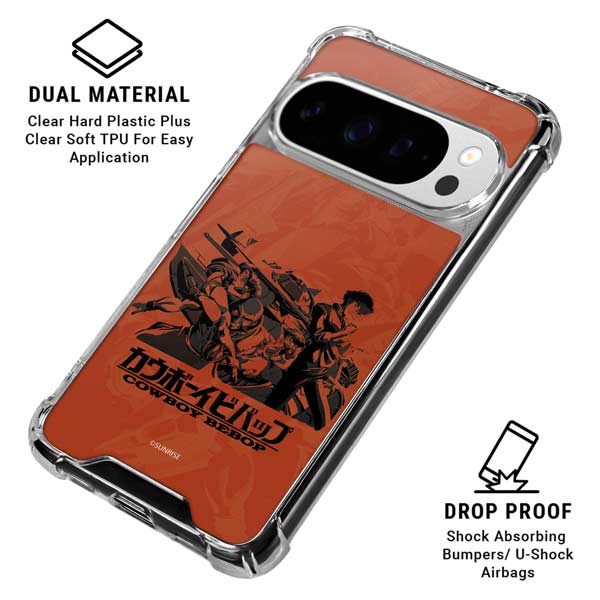 Cowboy Bebop Bebop Crew Google Pixel 10 Pro XL Clear Case