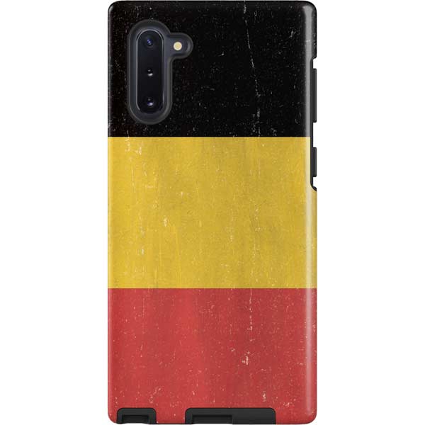 Belgium Flag Distressed Galaxy Cases