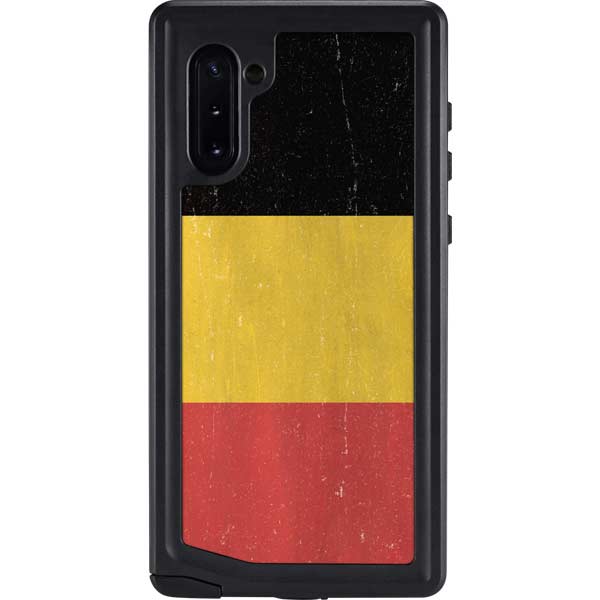 Belgium Flag Distressed Galaxy Cases