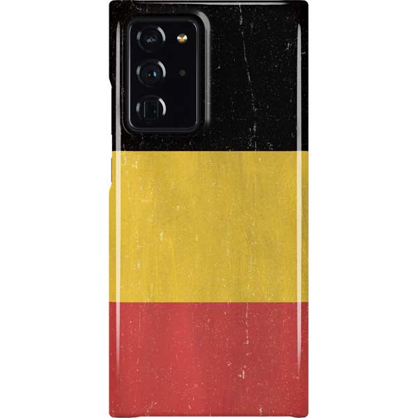 Belgium Flag Distressed Galaxy Cases