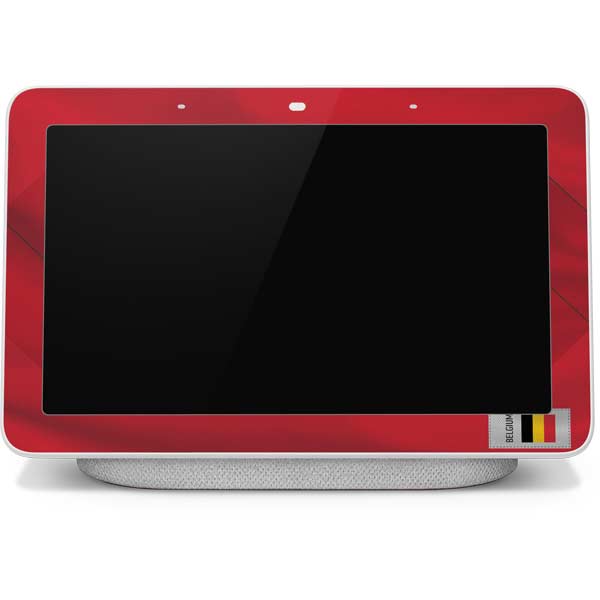 Belgium Soccer Flag Google Home Hub Skin
