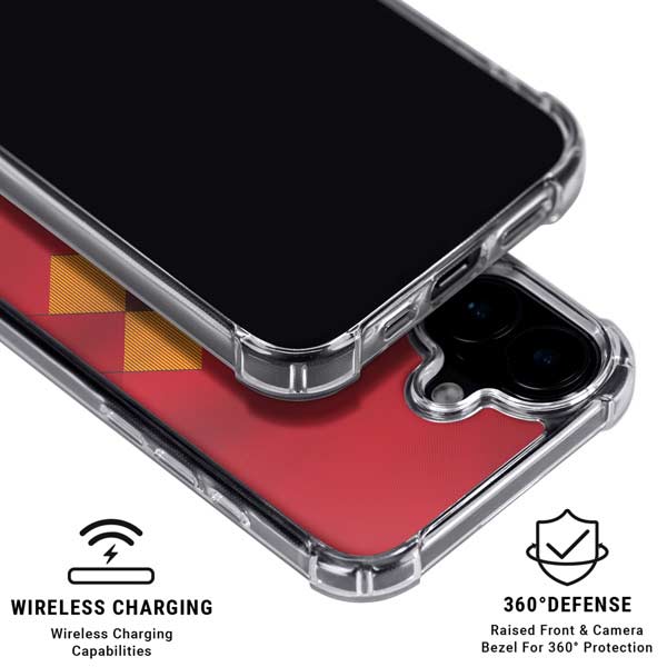 Belgium Soccer Flag iPhone 17 MagSafe Case